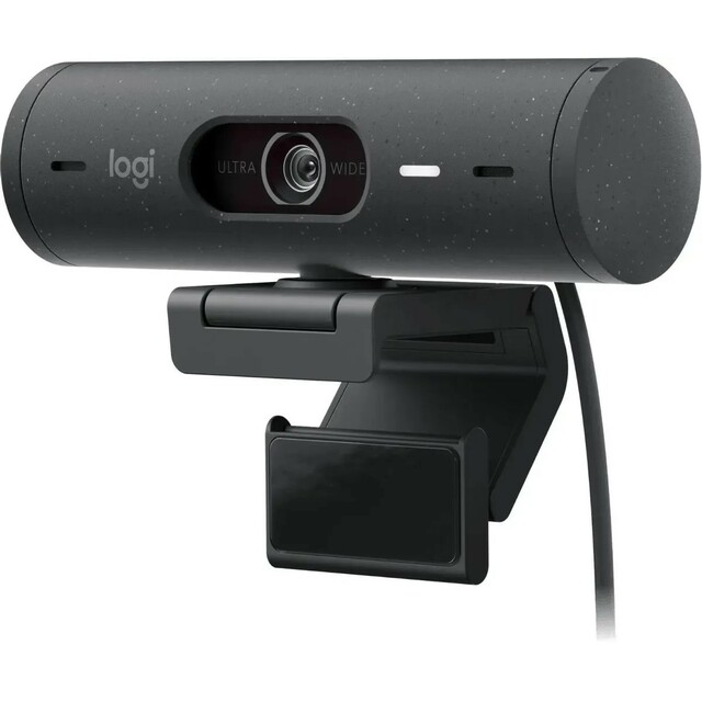 Веб-камера Logitech HD Webcam Brio 500, черный 