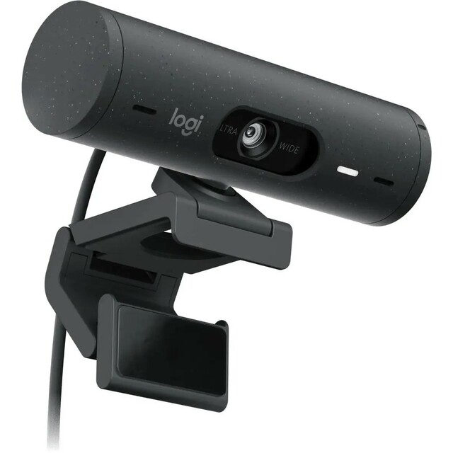 Веб-камера Logitech HD Webcam Brio 500, черный 
