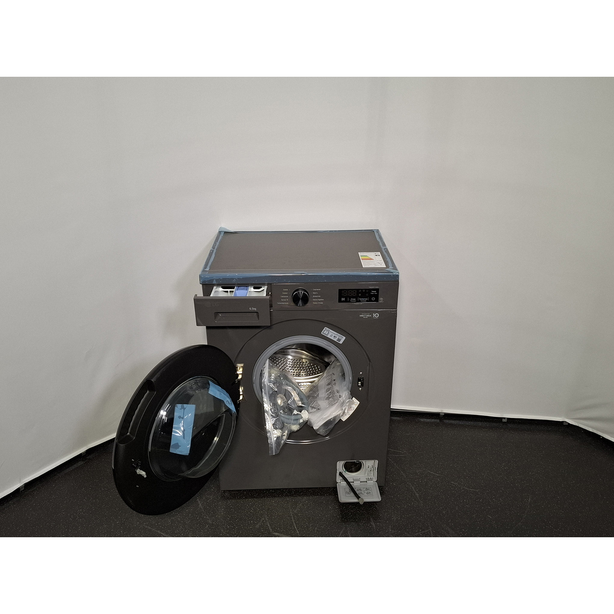 Стиральная машина LG F2Y1WS5J, черный