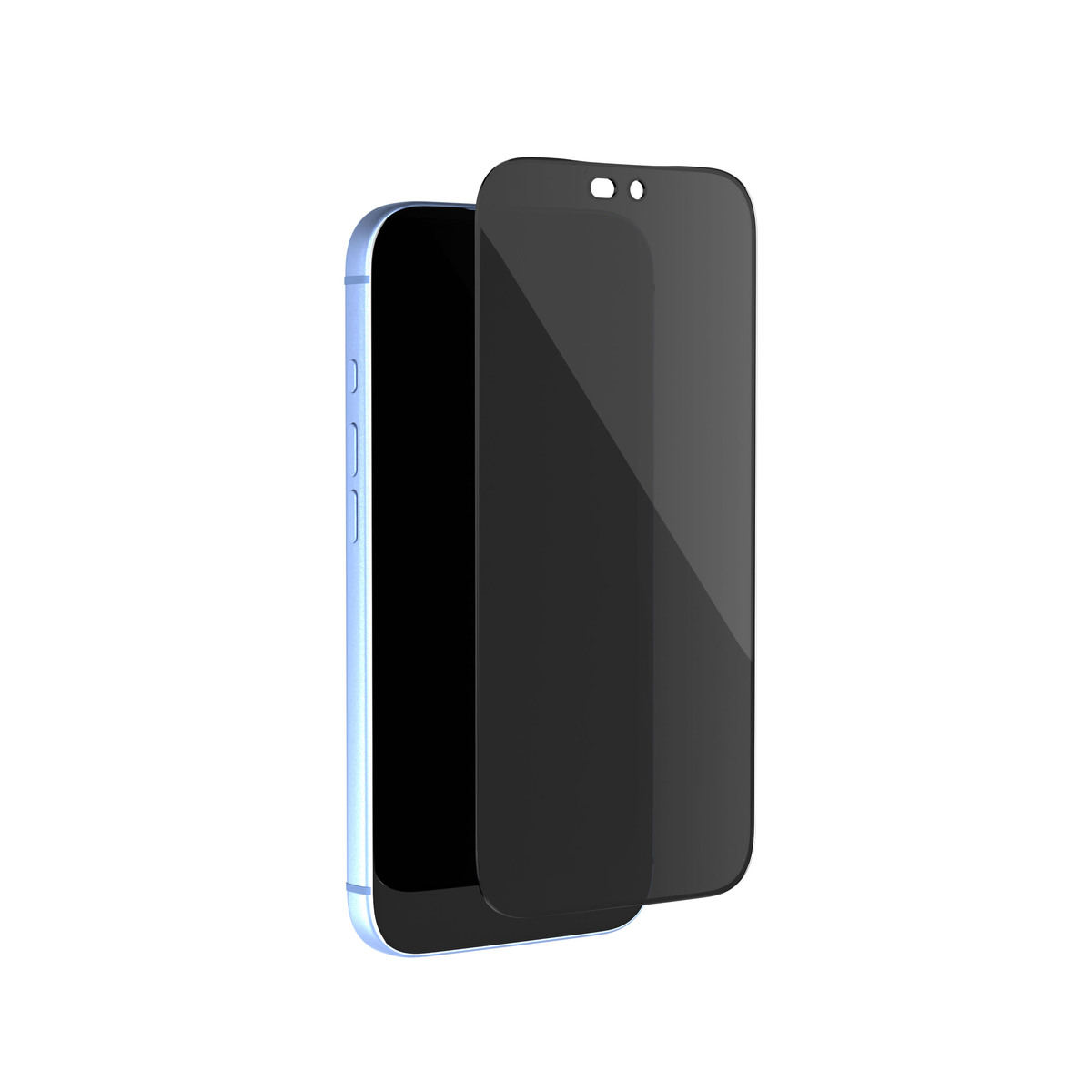 Стекло защитное 2.5D VLP Privacy Glass для iPhone 18 Pro, черный