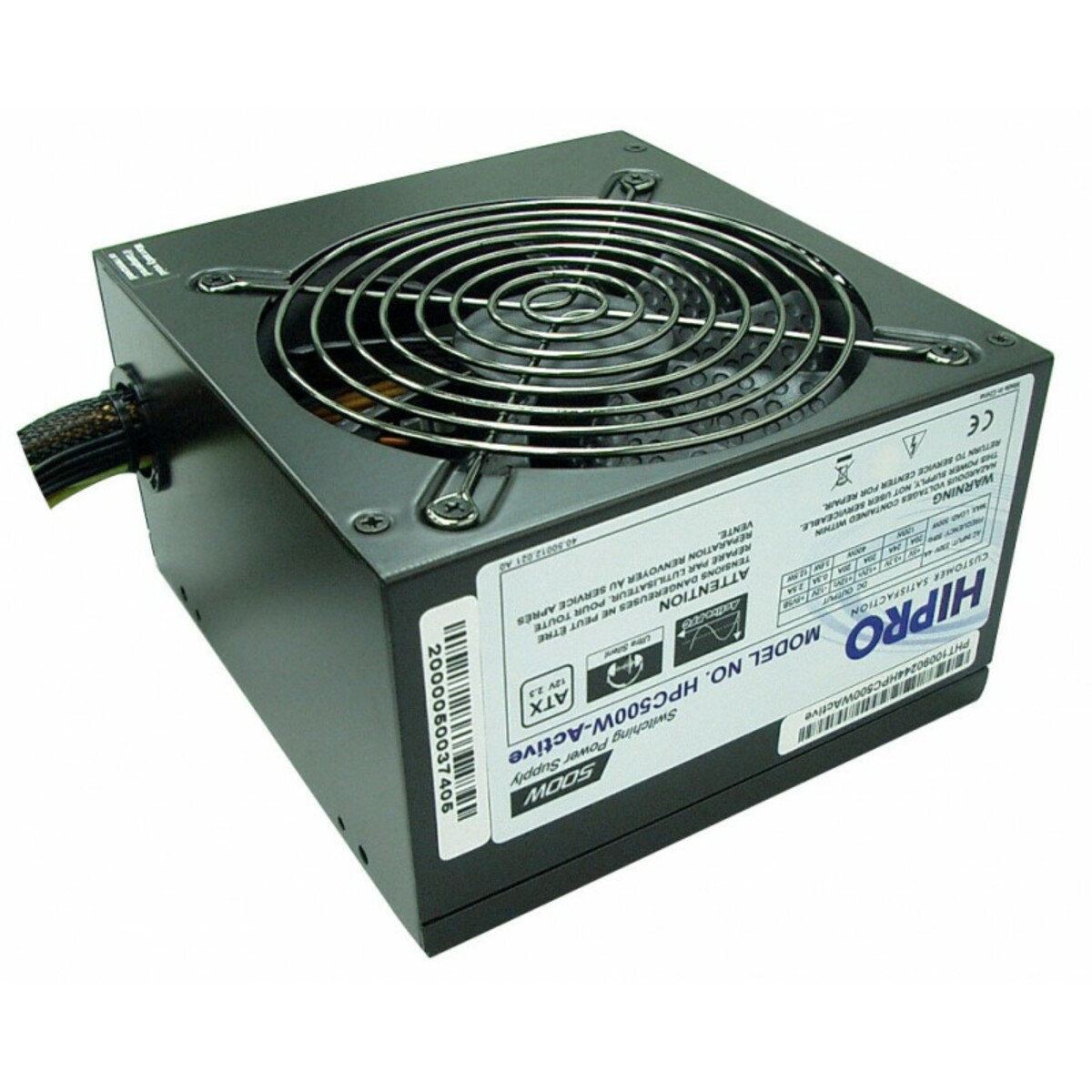 Блок питания Hipro ATX 500W HPC500W-Active