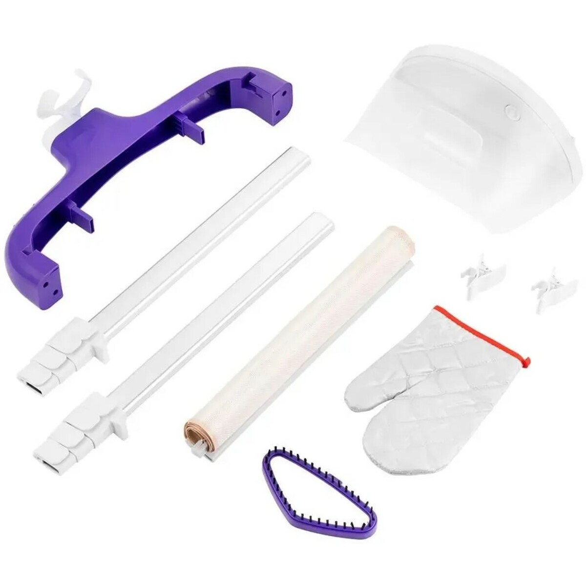 Отпариватель напольный Kitfort КТ-9113-1 (Цвет: White/Purple)