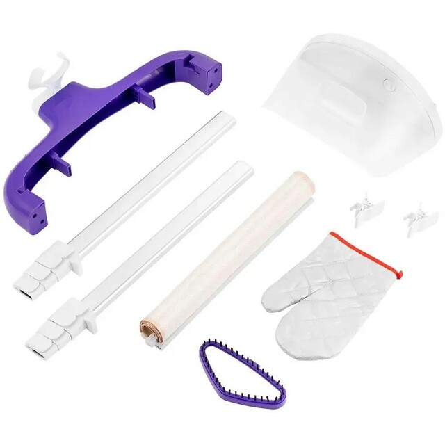 Отпариватель напольный Kitfort КТ-9113-1 (Цвет: White / Purple)