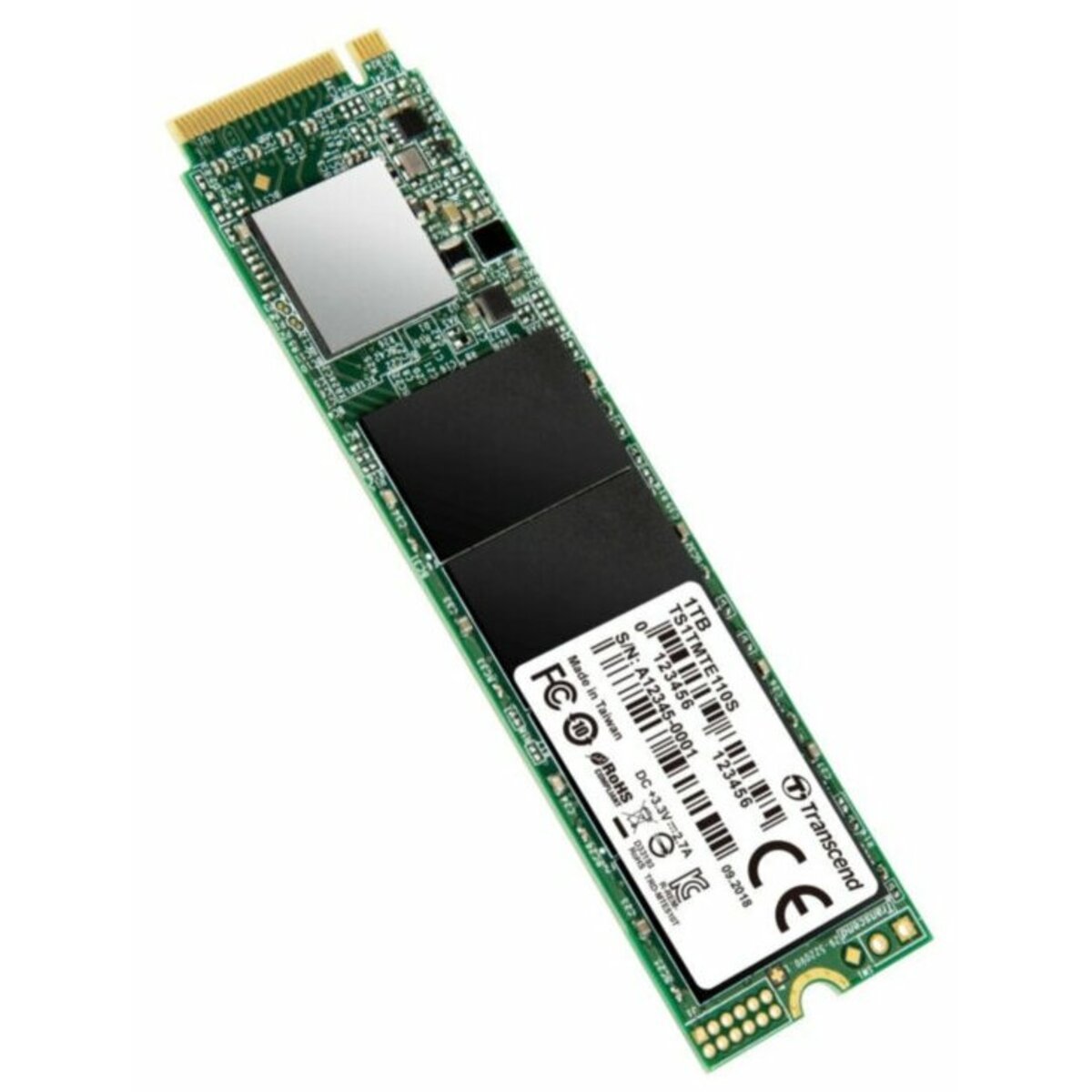 Накопитель SSD Transcend PCI-E 3.0 x4 1000Gb TS1TMTE110S