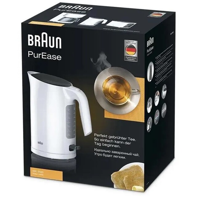 Чайник электрический Braun WK3100, белый