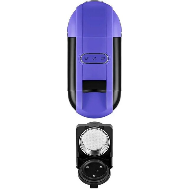 Кофемашина Kitfort КТ-7105-1 (Цвет: Black/Purple)