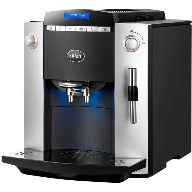 Кофемашина Kitfort КТ-7320 (Цвет: Silver / Black)