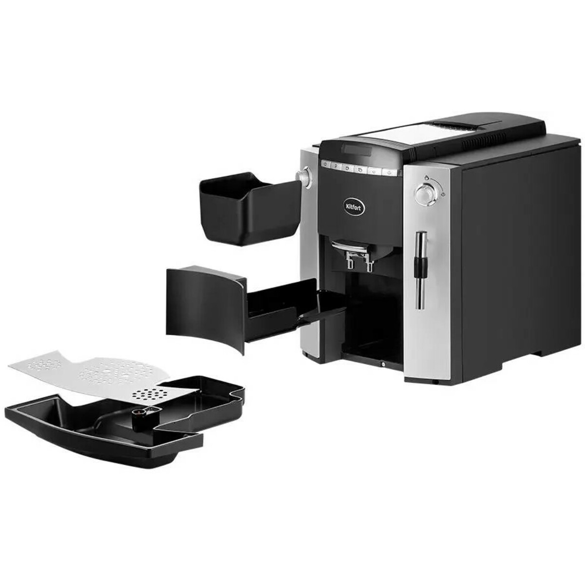 Кофемашина Kitfort КТ-7320 (Цвет: Silver/Black)