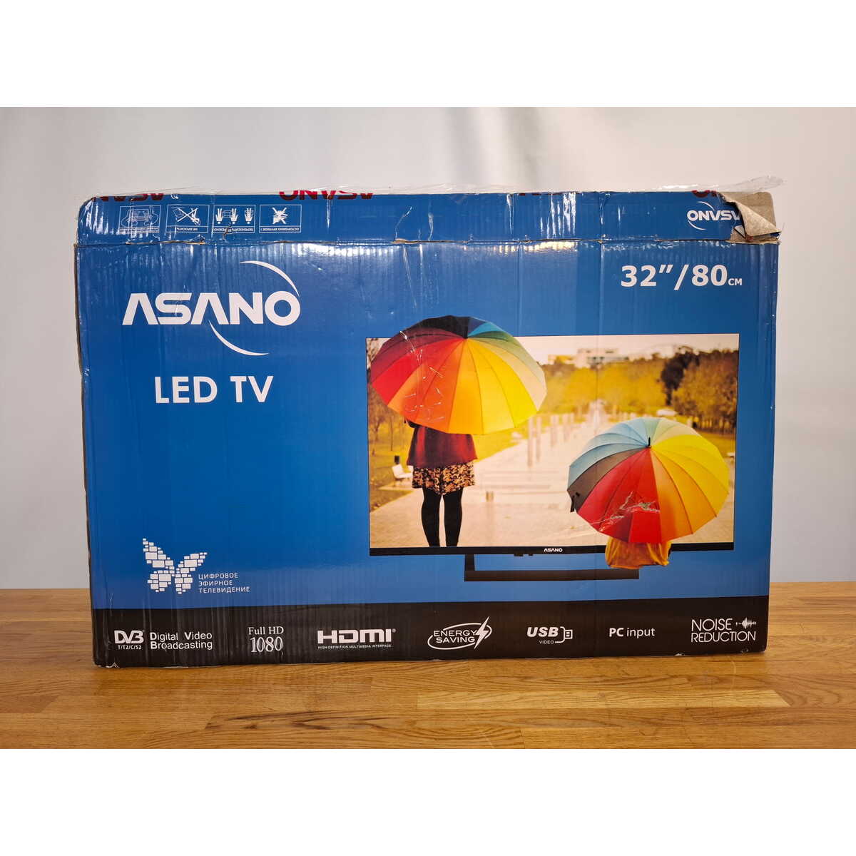 Телевизор Asano 32" 32LF1130S, черный
