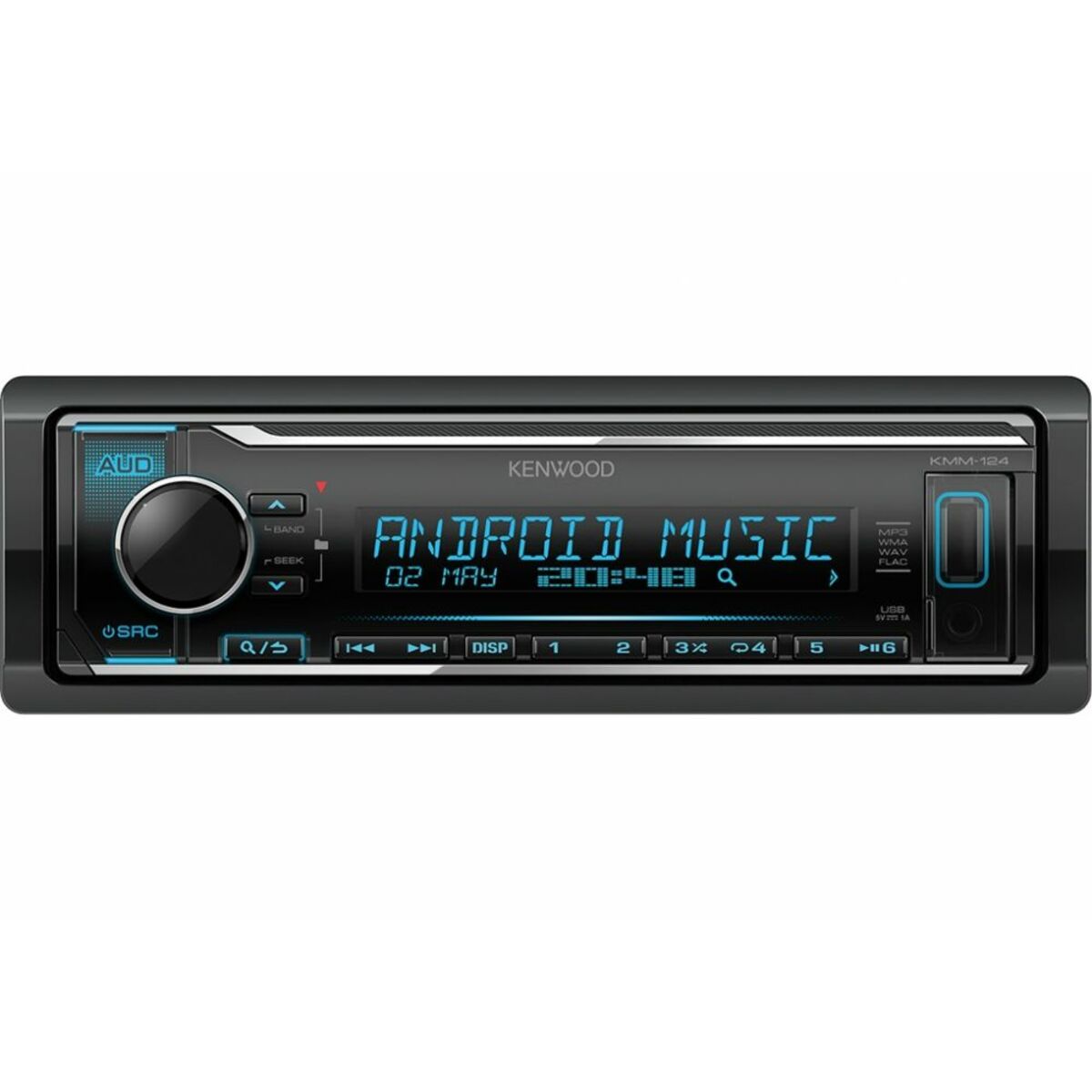 Автомагнитола Kenwood KMM-124 (Цвет: Black)