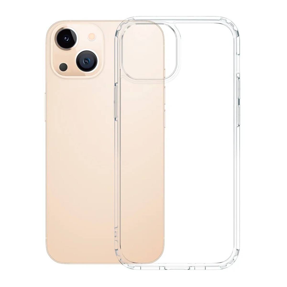 Чехол противоударный Devia Shark Series Shockproof Case для iPhone 13 (Цвет: Crystal Clear)