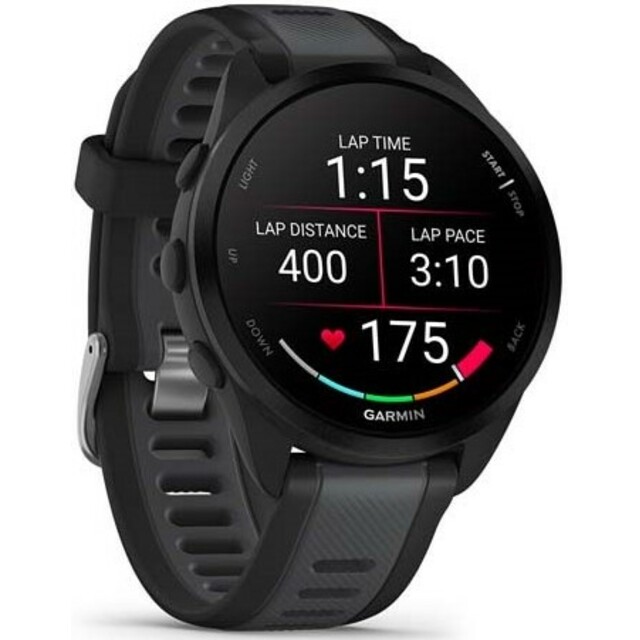 Умные часы Garmin Forerunner 165 Music (Цвет: Black / Slate Gray)