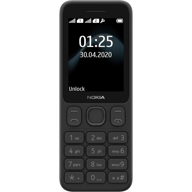 Мобильный телефон Nokia 125 Dual Sim (Цвет: Black)