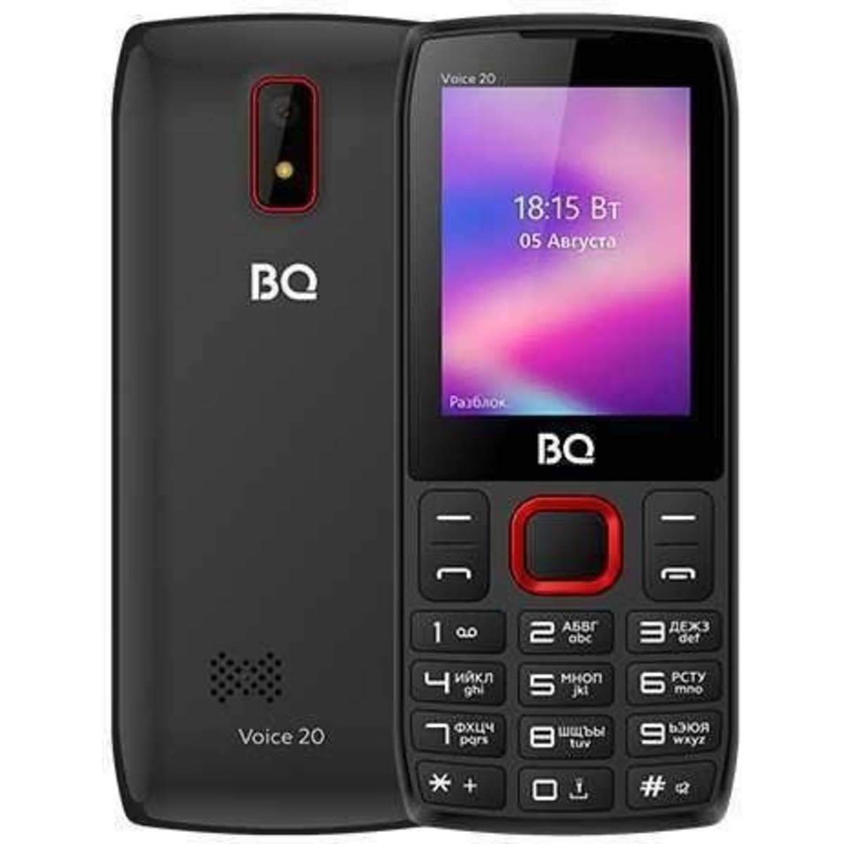 Купить Мобильный телефон BQ 2400L Voice (Цвет: Black/Red) 86181458 в СПб  недорого | Выгодные цены на Мобильный телефон BQ 2400L Voice (Цвет:  Black/Red) 86181458, покупка в кредит (Артикул 00289743)