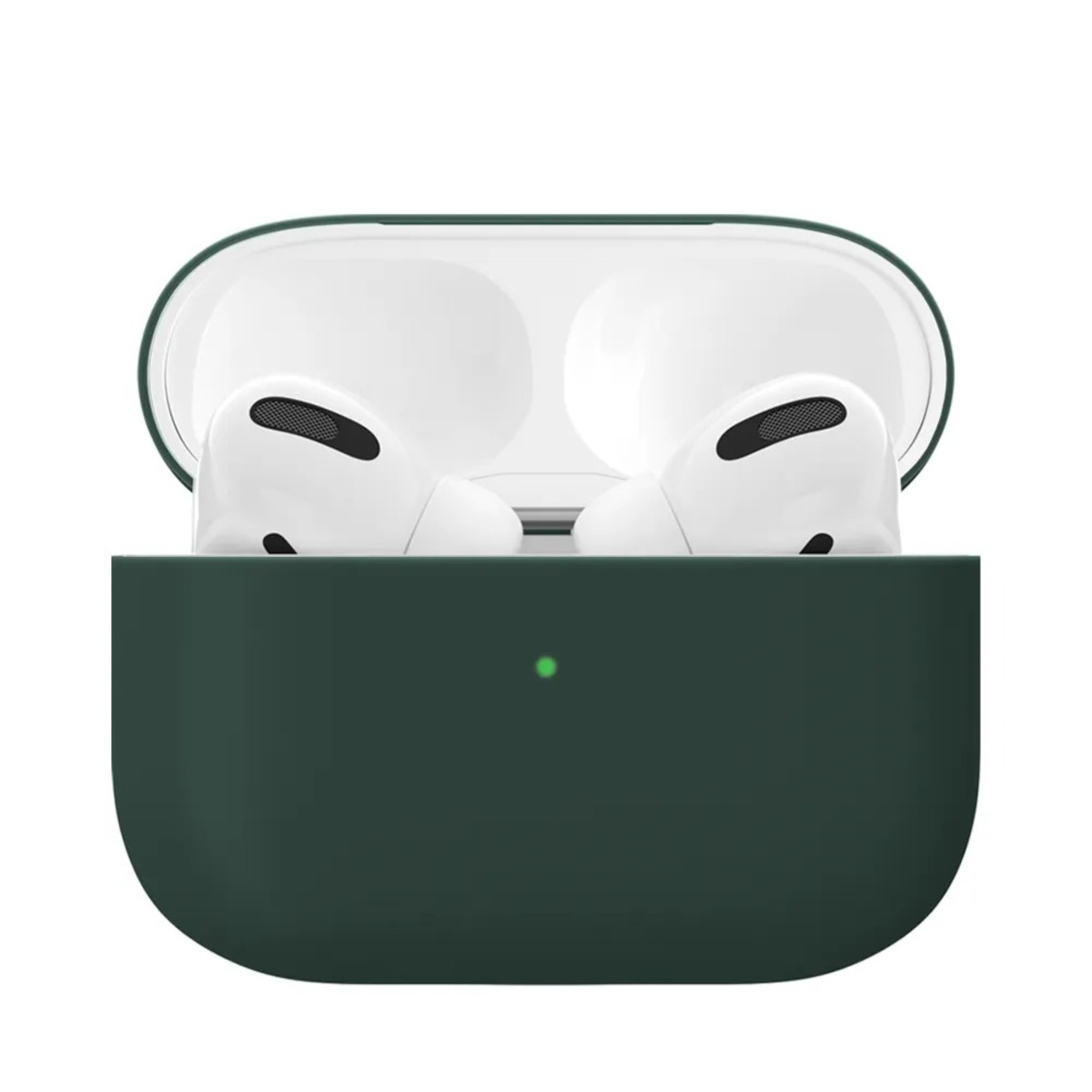 Чехол силиконовый VLP Silicone Case 0.8mm Soft Touch для Apple AirPods Pro (Цвет: Dark Green)