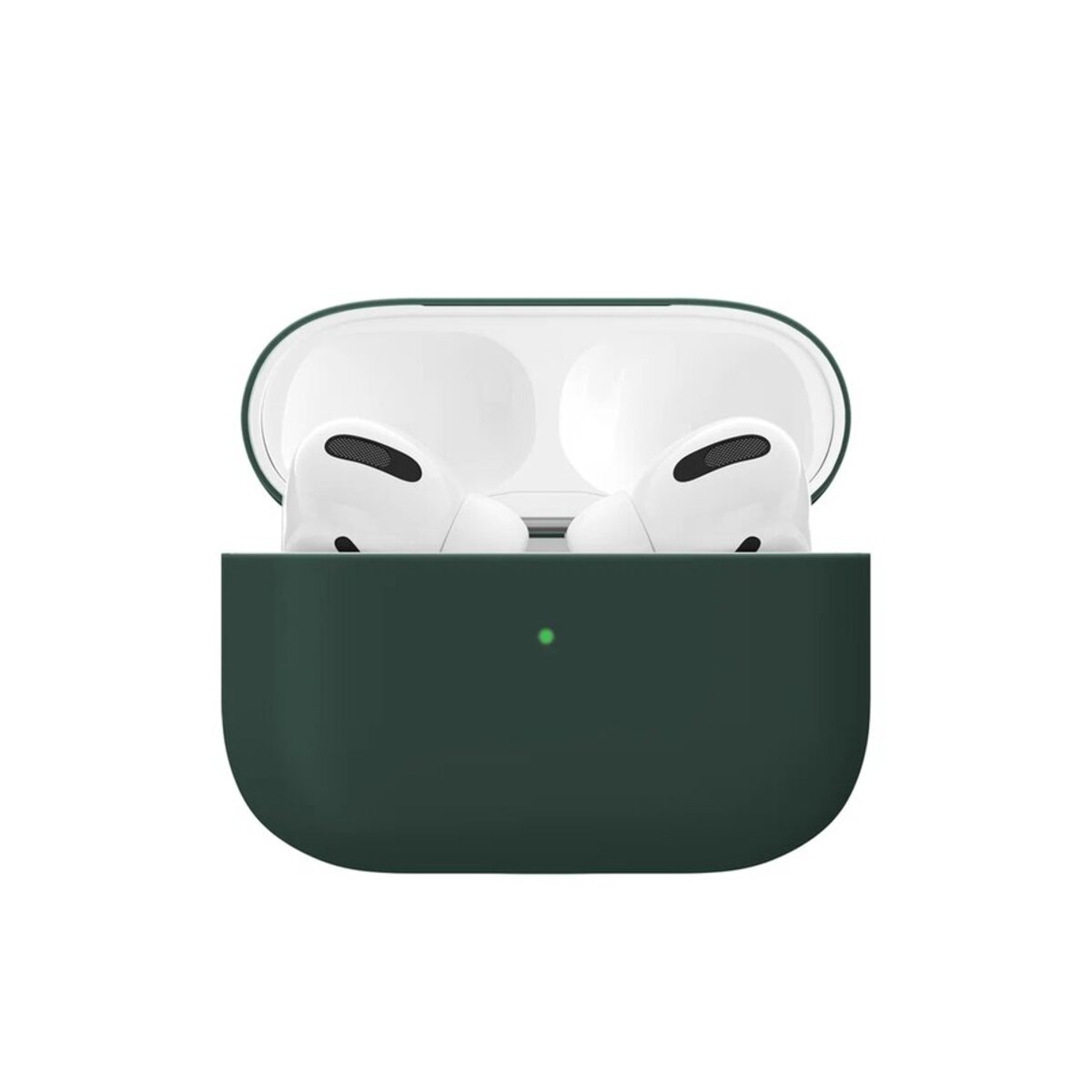 Чехол силиконовый VLP Silicone Case 0.8mm Soft Touch для Apple AirPods Pro (Цвет: Dark Green)