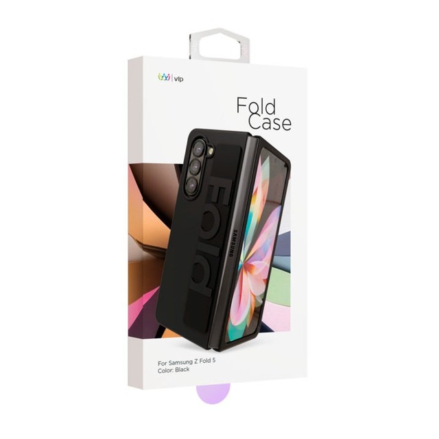 Чехол-накладка VLP Fold Сase для смартфона Samsung Galaxy Z Fold 5, черный