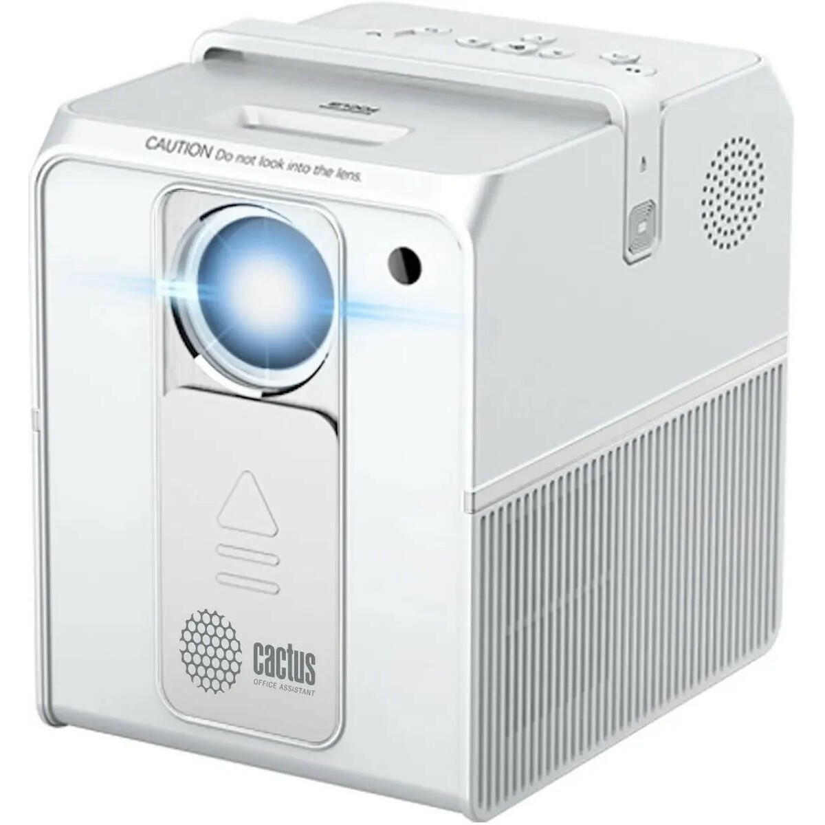 Проектор Cactus CS-PRC.04WT.Full HD-A + Экран CS-PSRM-180X180-WT (Цвет: Silver)