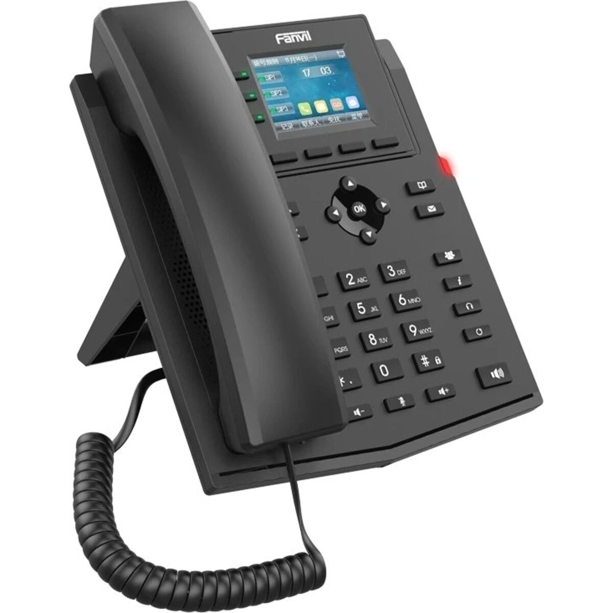 Телефон IP Fanvil X303-2 Wire, черный