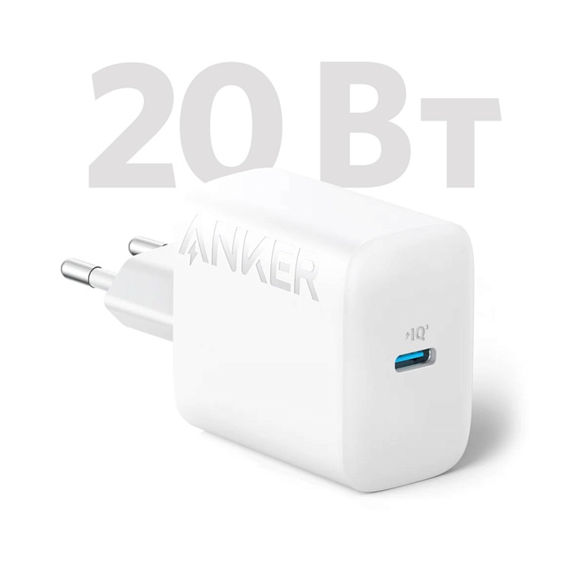 Сетевое зарядное устройство Anker Wall Charger USB-C 20W (Цвет: White)