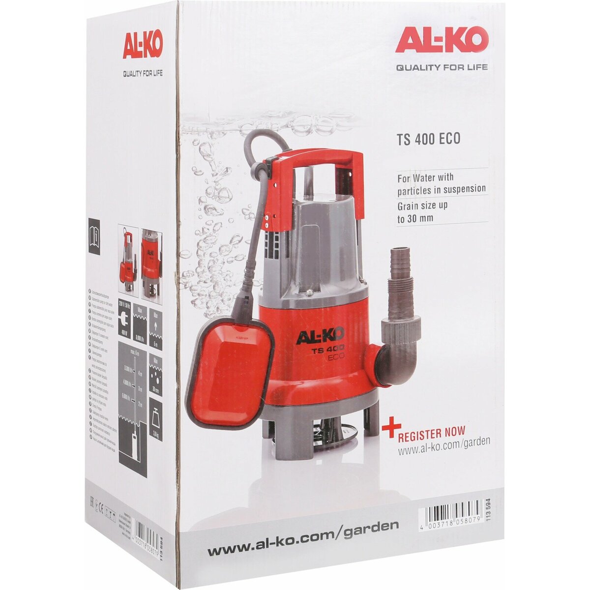 Насос дренажный Al-Ko TK 250 Eco 250Вт (Цвет: Red)