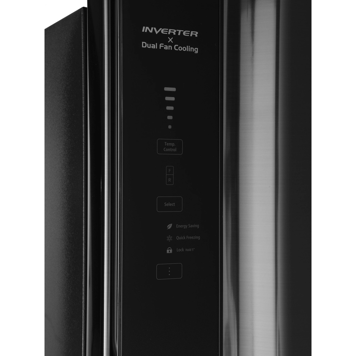 Холодильник Hitachi HRTN7489DF BBKCS, черный