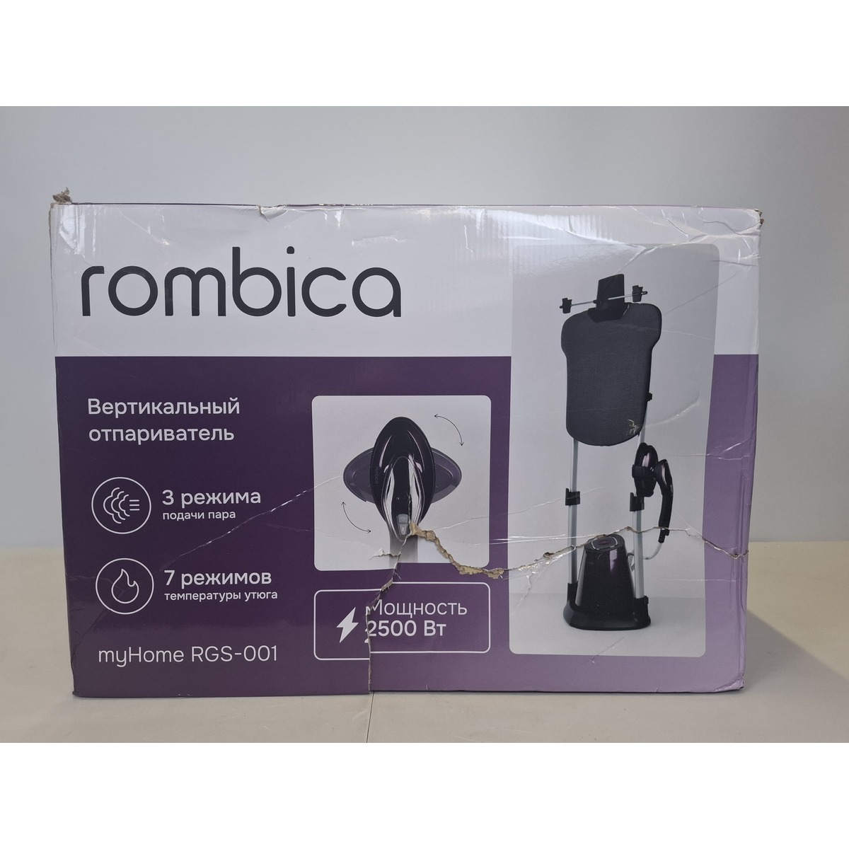 Отпариватель напольный Rombica myHome RGS-001, черный
