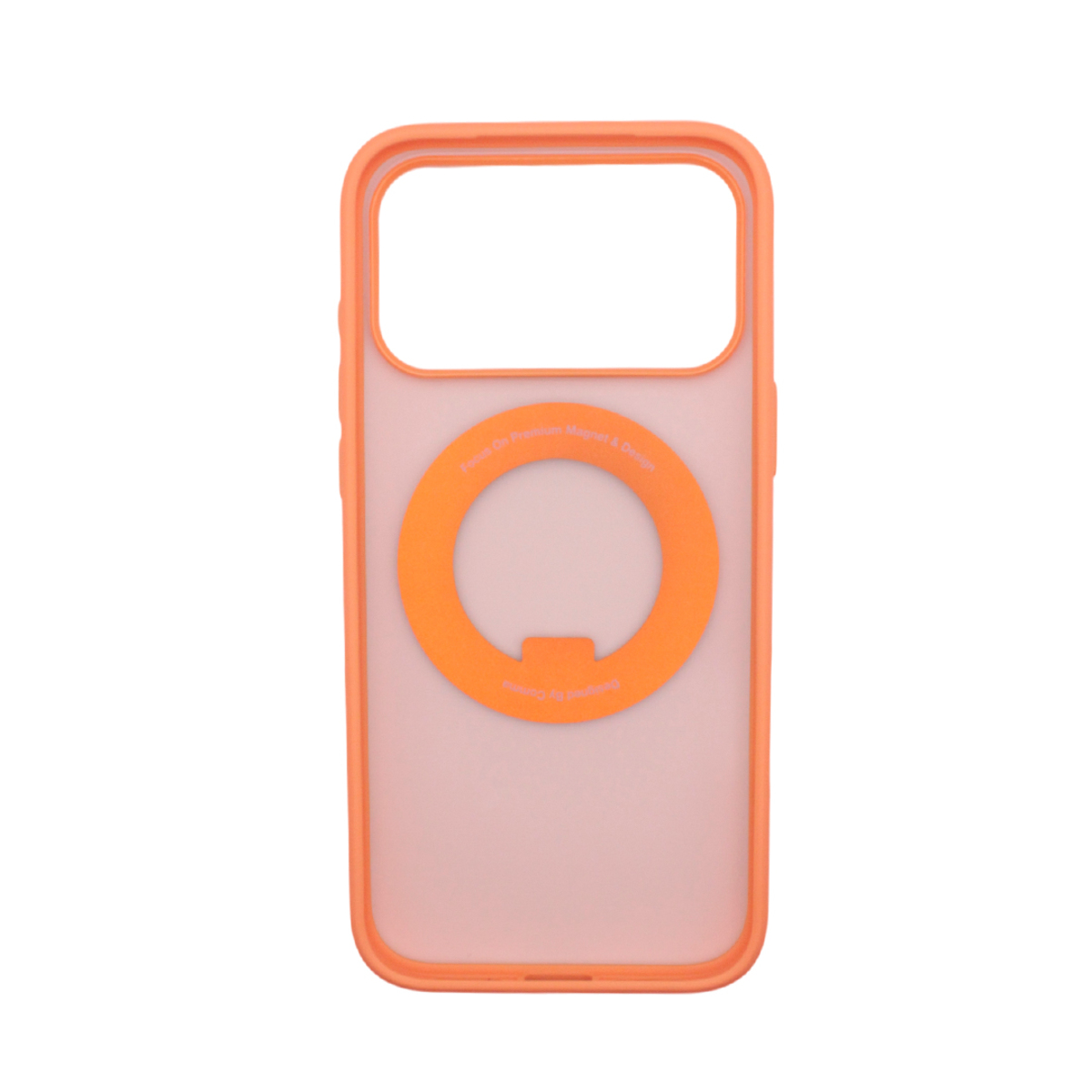 Чехол-накладка Comma Joy Elegant Magnetic 360 Rotating Stand Case для iPhone 17 Pro (Цвет: Orange)