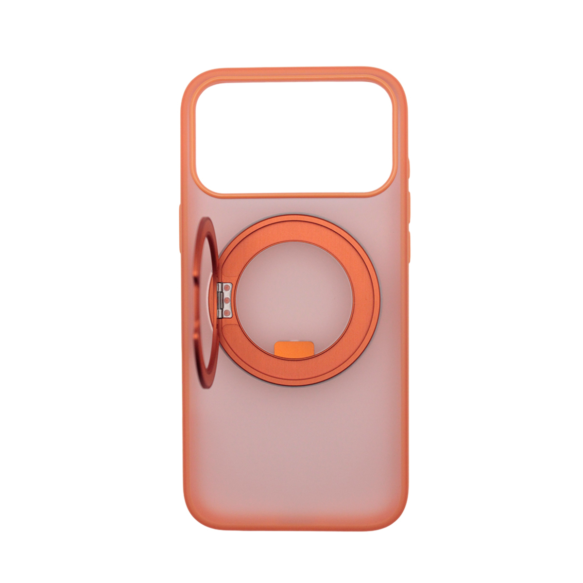 Чехол-накладка Comma Joy Elegant Magnetic 360 Rotating Stand Case для iPhone 17 Pro (Цвет: Orange)