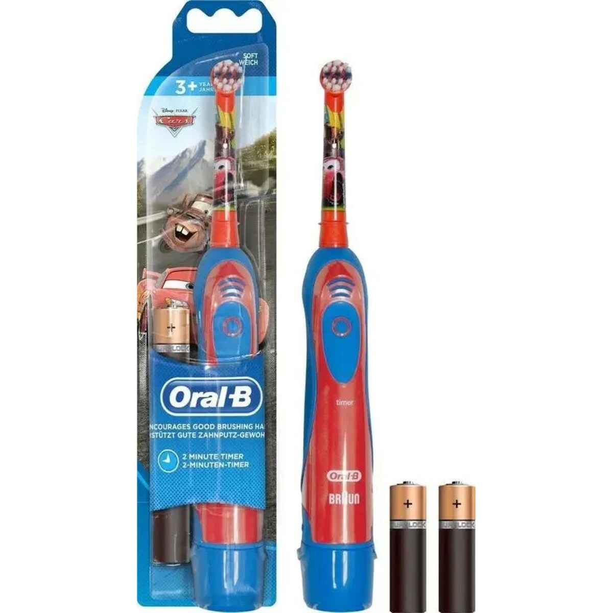 Зубная щетка электрическая Oral-B Kids DB 4510 K (Цвет: Red/Blue)