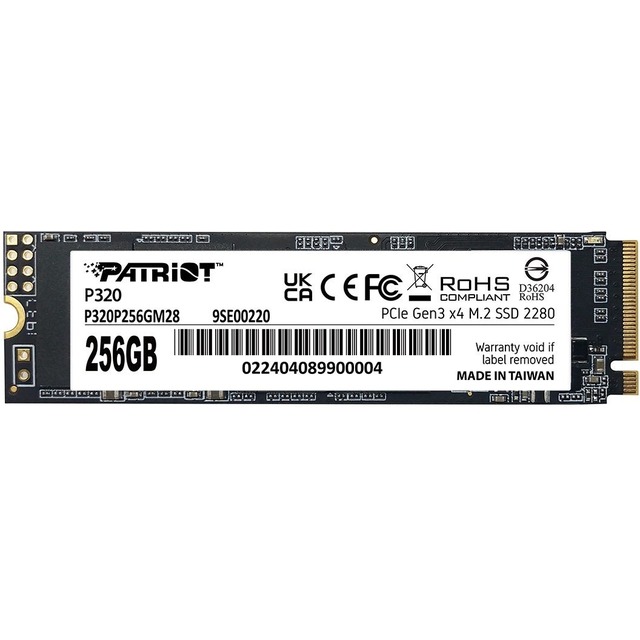 Накопитель SSD Patriot PCIe 3.0 x4 256GB P320P256GM28