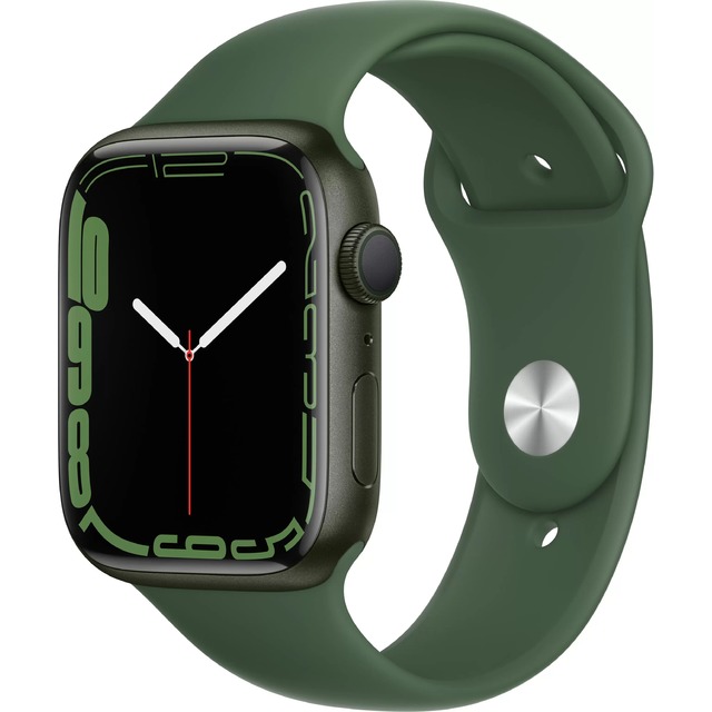 Умные часы Apple Watch Series 7 41mm Aluminum Case with Sport Band MKN03RU / A (Цвет: Green)