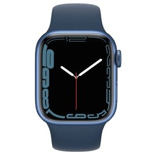 Умные часы Apple Watch Series 7 41mm Aluminum Case with Sport Band MKN13RU/A (Цвет: Abyss Blue)