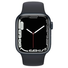 Умные часы Apple Watch Series 7 45mm Aluminum Case with Sport Band MKN53RU/A (Цвет: Midnight)