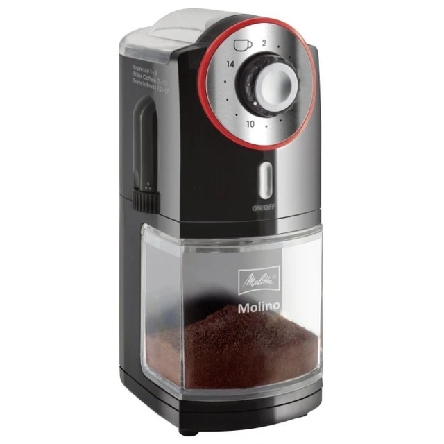 Кофемолка Melitta Molino (Цвет: Black / Red)