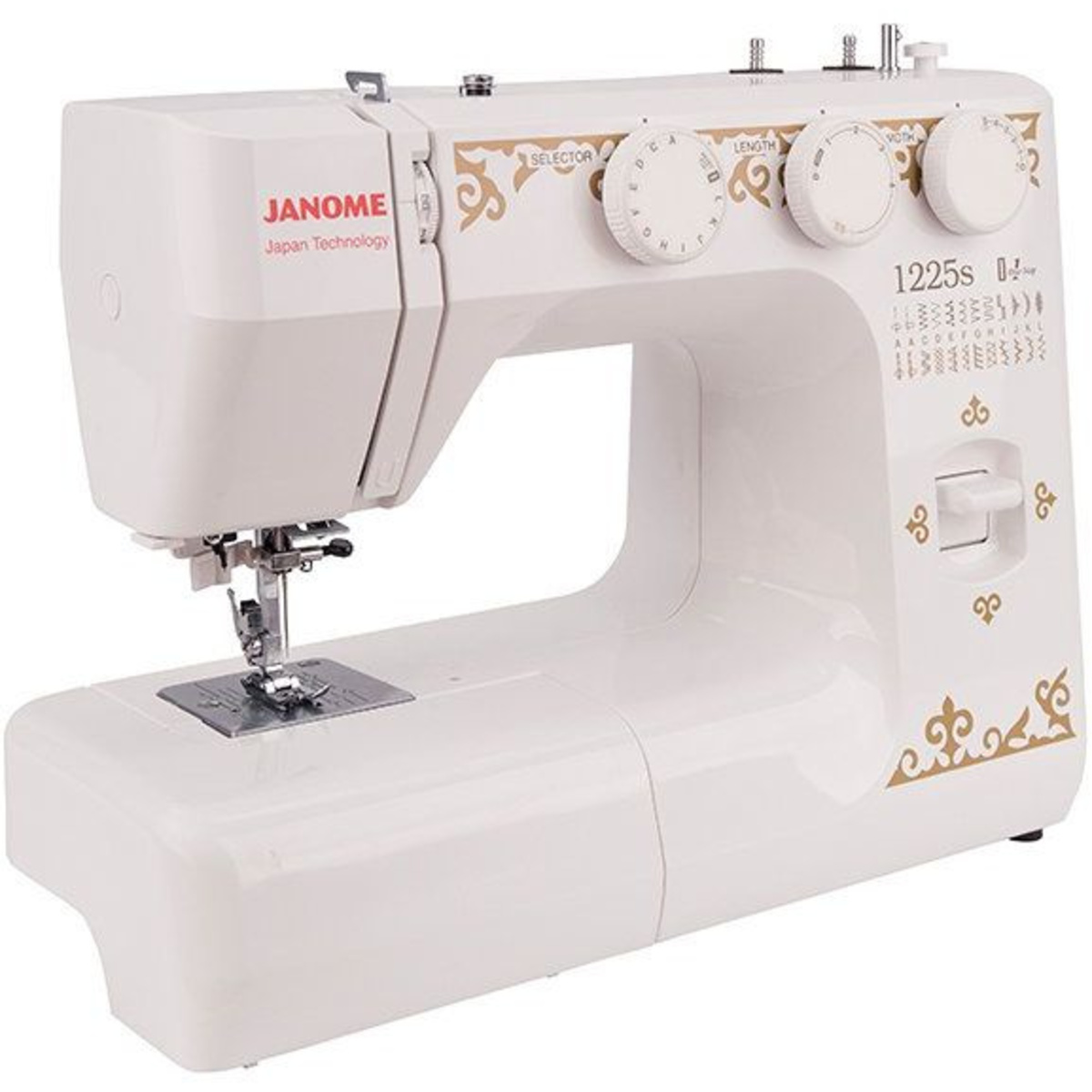 Швейная машина Janome 1225s, белый