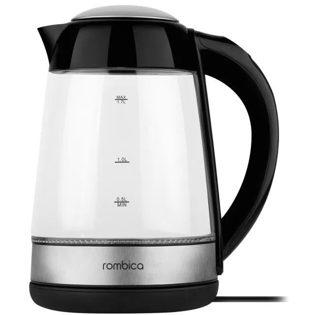 Чайник Rombica myKitchen KE-0104 (Цвет: Black/Silver)