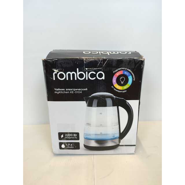 Чайник Rombica myKitchen KE-0104 (Цвет: Black / Silver)