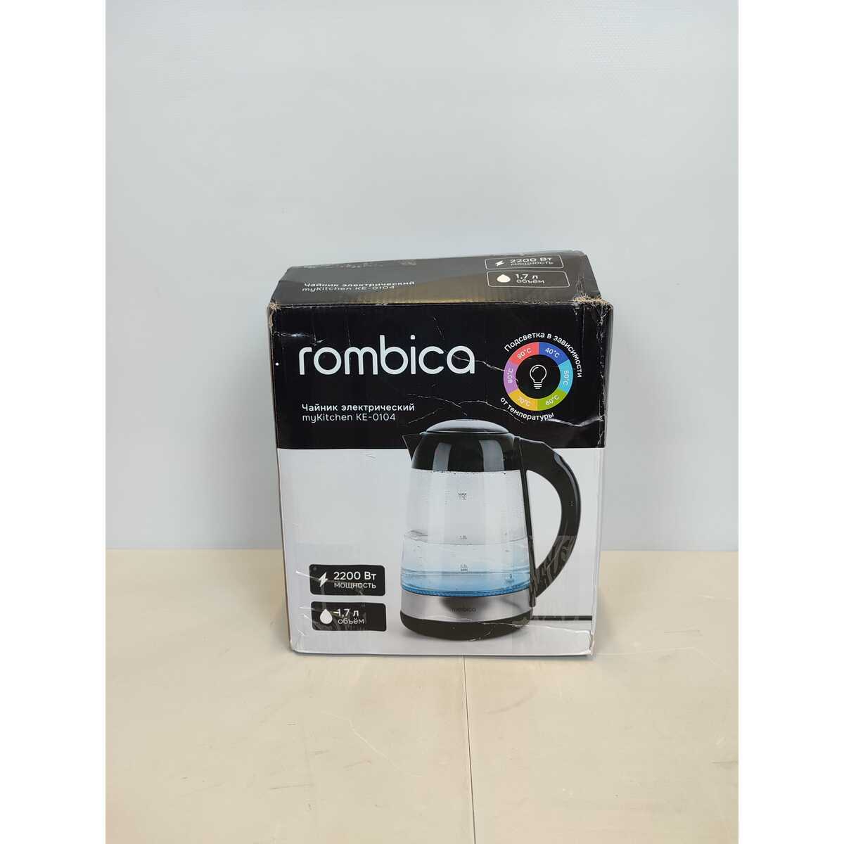 Чайник Rombica myKitchen KE-0104 (Цвет: Black / Silver)