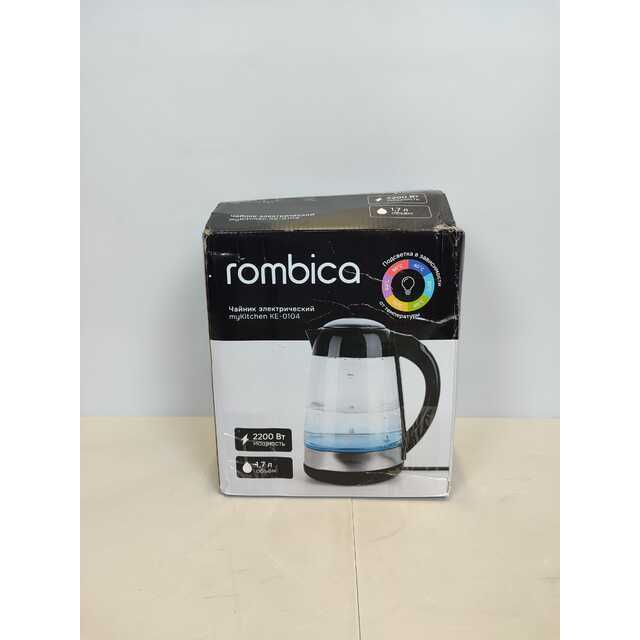 Чайник Rombica myKitchen KE-0104 (Цвет: Black / Silver)