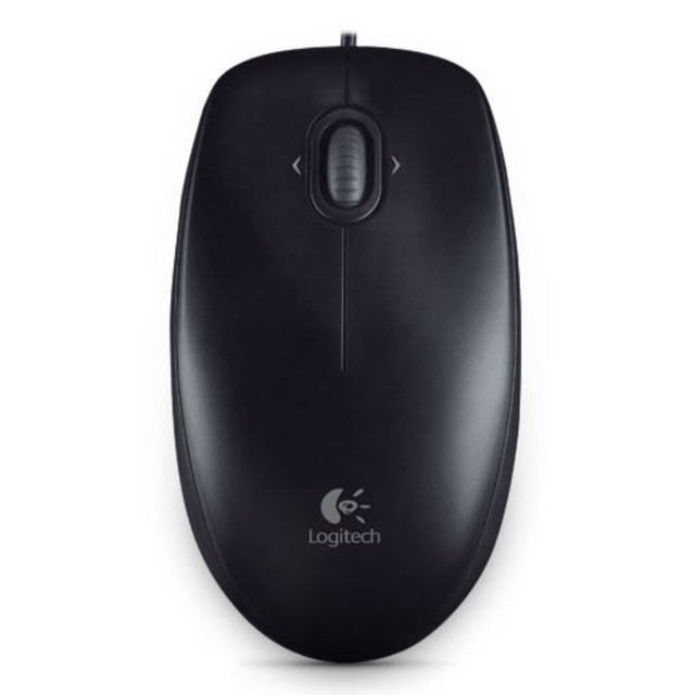 Мышь Logitech M100 USB (Цвет: Black / Dark Gray)