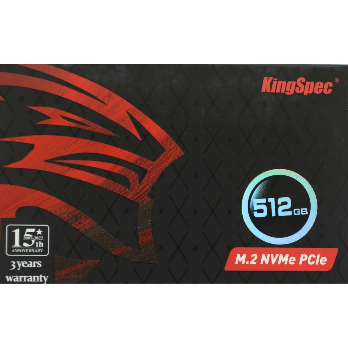 Накопитель SSD Kingspec PCI-E 3.0 x4 512Gb NX-512 2280