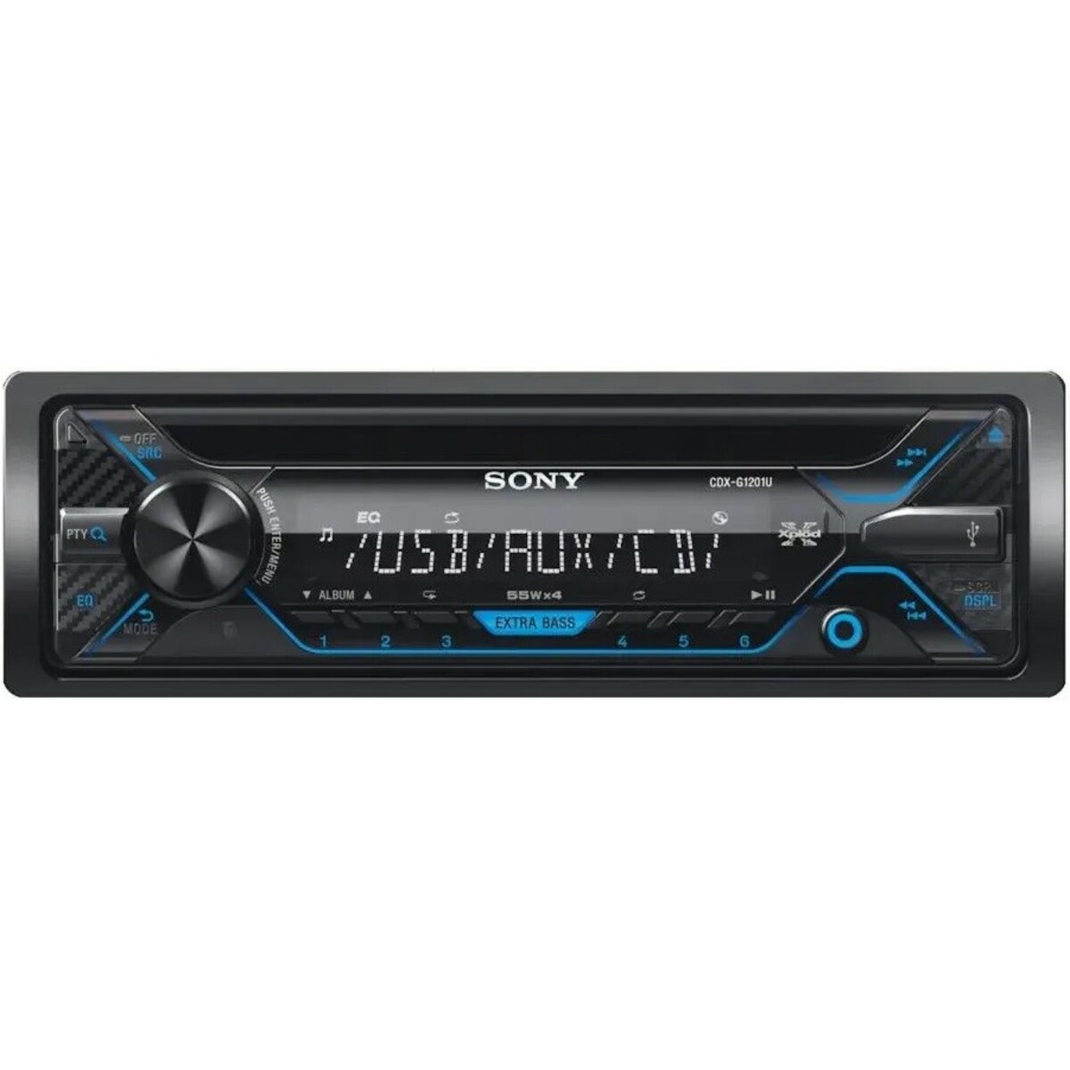 Автомагнитола Sony CDX-G1200U, черный