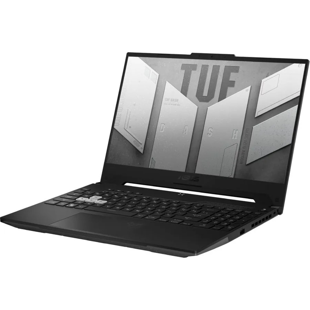 Ноутбук Asus TUF Gaming Dash FX517ZR-F15.I73070 Core i7 12650H 16Gb SSD512Gb NVIDIA GeForce RTX3070Ti 8Gb 15.6 IPS FHD (1920x1080) / ENGKBD Windows 11 grey WiFi BT