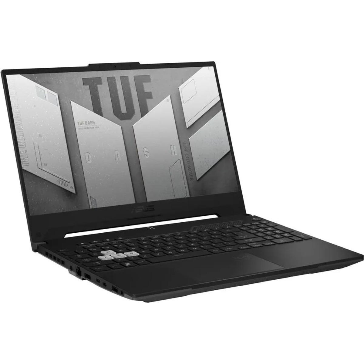 Ноутбук Asus TUF Gaming Dash FX517ZR-F15.I73070 Core i7 12650H 16Gb SSD512Gb NVIDIA GeForce RTX3070Ti 8Gb 15.6 IPS FHD (1920x1080) / ENGKBD Windows 11 grey WiFi BT