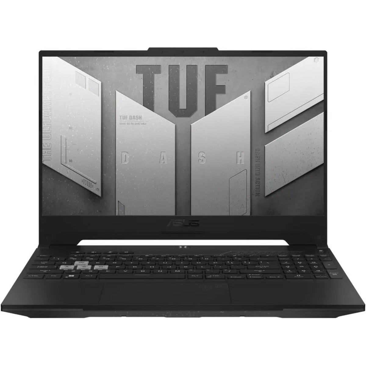 Ноутбук Asus TUF Gaming Dash FX517ZR-F15.I73070 Core i7 12650H 16Gb SSD512Gb NVIDIA GeForce RTX3070Ti 8Gb 15.6 IPS FHD (1920x1080) / ENGKBD Windows 11 grey WiFi BT