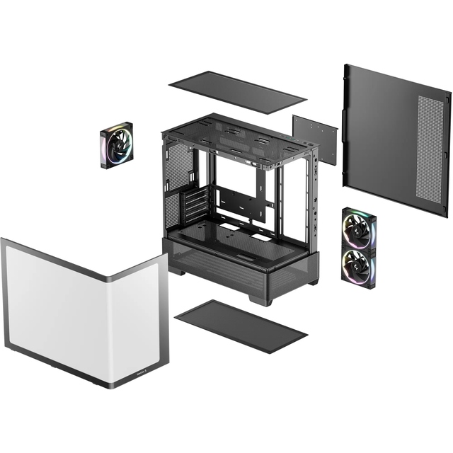 Корпус Deepcool CG380U 3F, черный