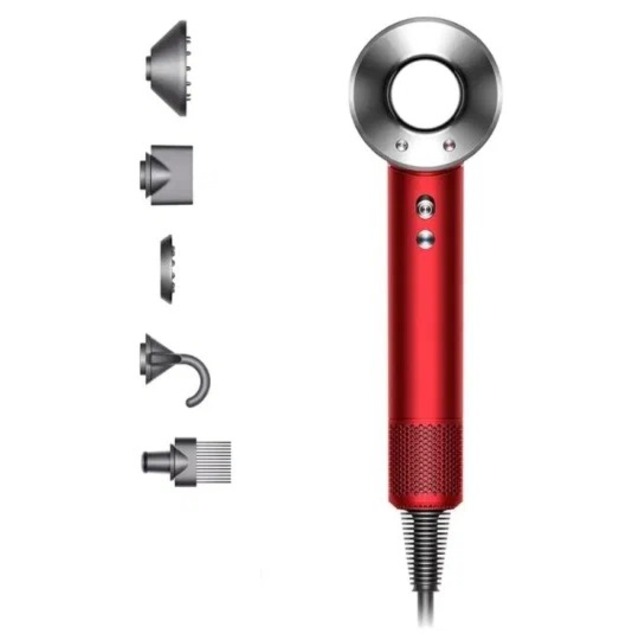 Фен Dyson Supersonic HD07 (Цвет: Red / Nickel) Фен Dyson Supersonic HD07 (Цвет: Red / Nickel)