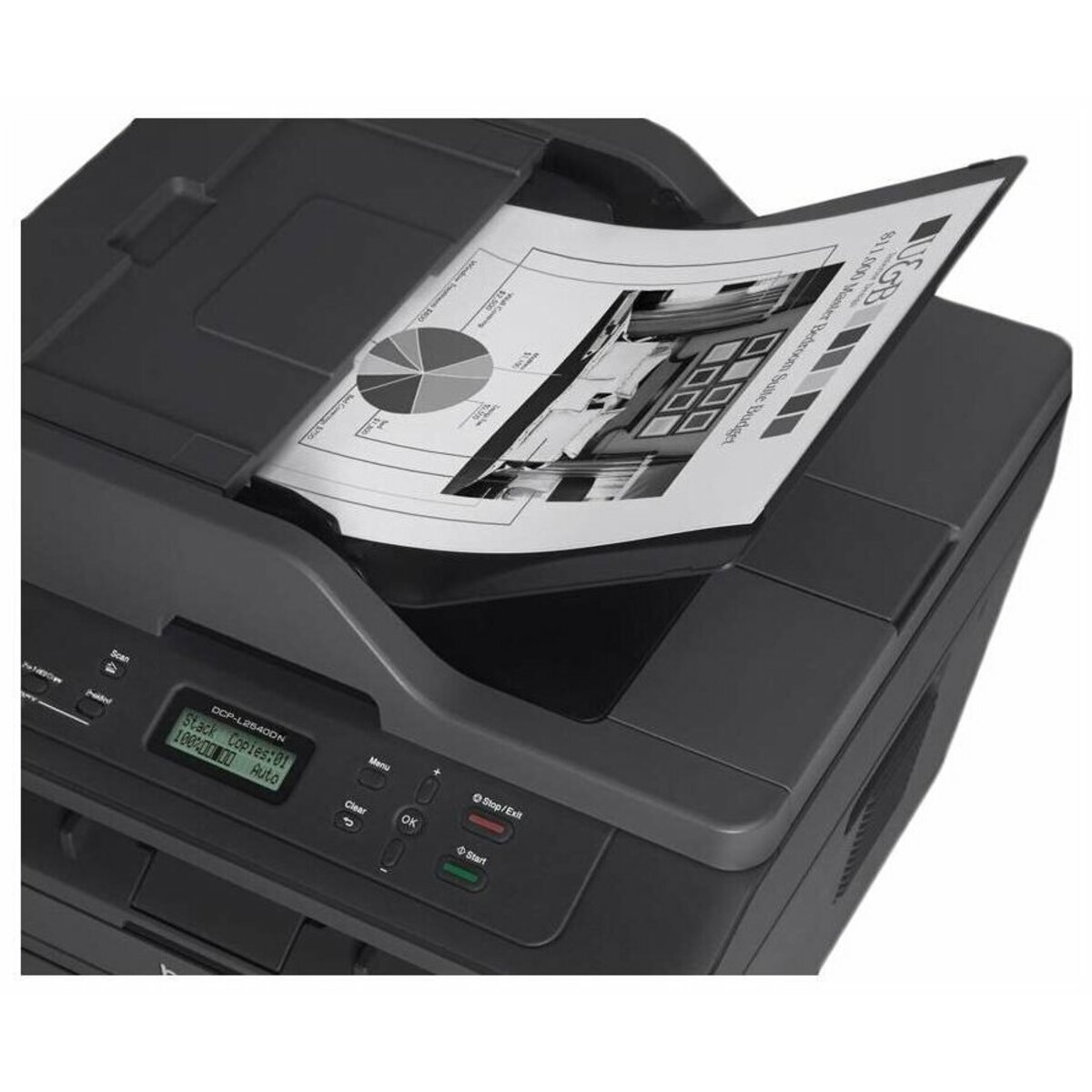 МФУ лазерный Brother DCP-L2540DNR (Цвет: Black)