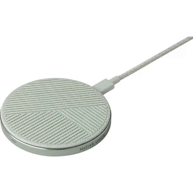 Беспроводное зарядное устройство Native Union Drop Wireless Charger 10W Qi (Цвет: Light Green)